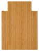 Bamboo Roll-Up Chairmat, 36" x 48", with lip