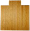 Bamboo Deluxe Roll-Up Chairmat, 55" x 57", with lip