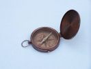 Antique Copper Gentlemen's Compass With Rosewood Box 4&quot;