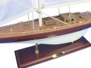 Wooden William Fife Model Sailboat Decoration 35""