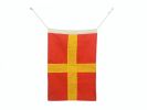 Letter R Cloth Nautical Alphabet Flag Decoration 20""