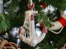Rustic Red Decorative Anchor Christmas Tree Ornament