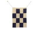Letter N Cloth Nautical Alphabet Flag Decoration 20""
