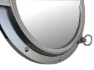 Silver Finish Decorative Ship Porthole Mirror 24&quot;
