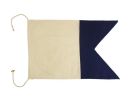 Letter A Cloth Nautical Alphabet Flag Decoration 20""