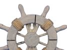 Rustic Decorative Ship Wheel With Hook 8&quot;