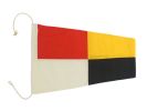 Number 9 - Nautical Cloth Signal Pennant Decoration 20""