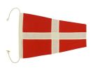 Number 4 - Nautical Cloth Signal Pennant Decoration 20&quot;