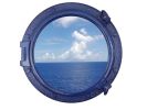 Navy Blue Decorative Ship Porthole Window 20""