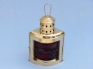 Solid Brass Port and Starboard Oil Lantern 17""