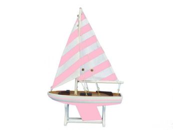 Wooden It Floats Mermaid Princess Model Sailboat 12""