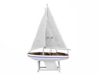 Wooden It Floats Calm Seas Model Sailboat 12""