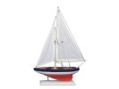 Wooden American Sailer Model Sailboat Decoration 17""