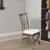 DunaWest Wooden Side Chair , Antique Brown, Set of 4