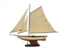 Wooden Rustic Bermuda Sloop Model Sailboat Decoartion 30""