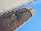 Wooden Rustic Bermuda Sloop Model Sailboat Decoartion 30""