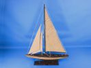 Wooden Rustic Enterprise Limited Model Sailboat Decoration 27&quot;