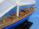 Wooden Velsheda Model Sailboat Decoration 35""