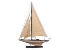 Wooden Vintage Intrepid Limited Model Sailboat Decoration 35""