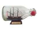 Santa Maria Model Ship in a Glass Bottle 5&quot;